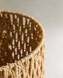 Zara Home Корзина из нержавеющей стали, цвет бежевый, 26 см — фото 4
