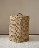 Zara Home Корзина из нержавеющей стали, цвет бежевый, 46 см — фото 1