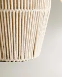 Zara Home Корзина из нержавеющей стали, цвет бежевый, 31 см — фото 8