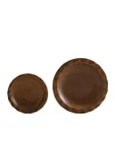 Zara Home Подсвечник из керамики, цвет коричневый, 13 см — фото 5