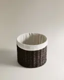 Zara Home Корзина из нержавеющей стали, цвет коричневый, 25 см — фото 3