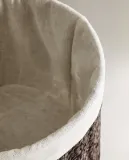 Zara Home Корзина из нержавеющей стали, цвет коричневый, 25 см — фото 4