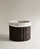 Zara Home Корзина из нержавеющей стали, цвет коричневый, 25 см — фото 6