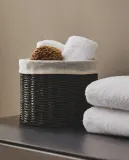 Zara Home Корзина из нержавеющей стали, цвет коричневый, 25 см — фото 8
