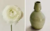 Zara Home Ваза из глины, цвет бирюзовый, 30 см — фото 7