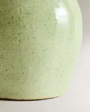 Zara Home Ваза из глины, цвет бирюзовый, 30 см — фото 8