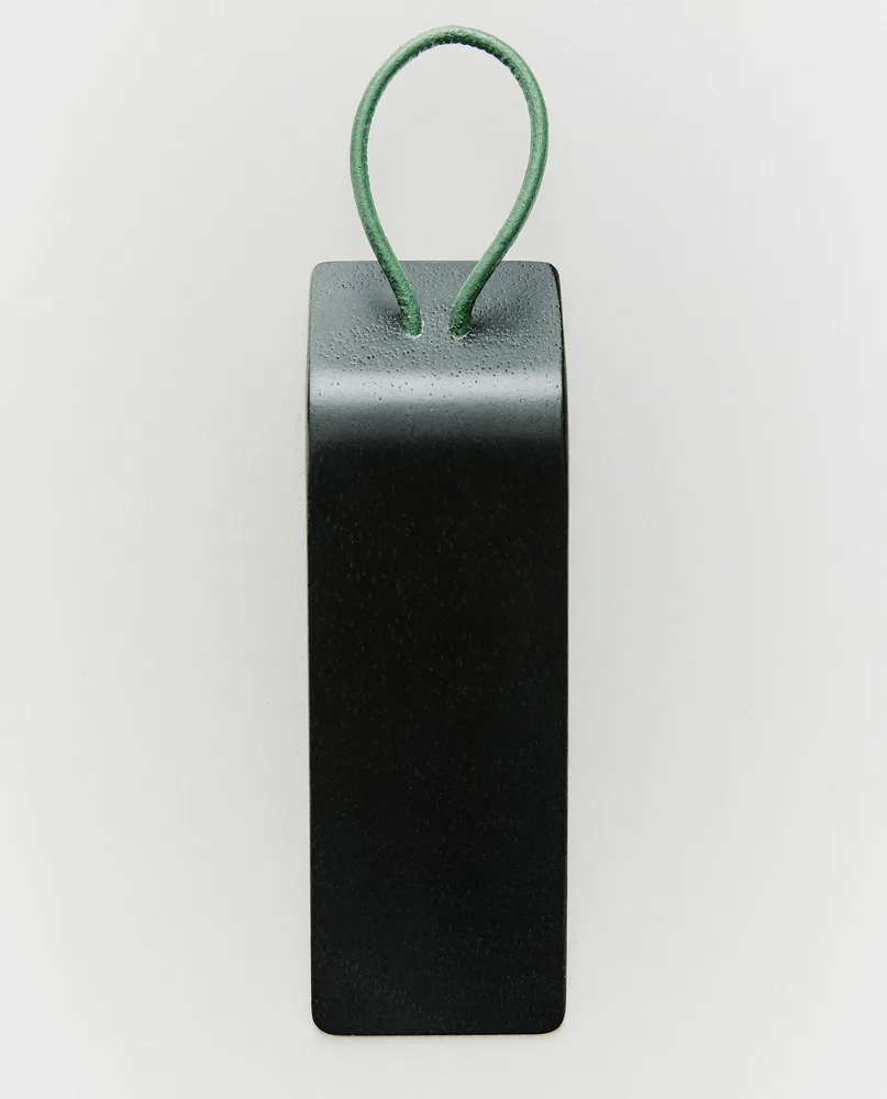 Zara Home Декоративная фигурка из дерева, цвет чёрный, 14 см
