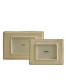 Zara Home Фоторамка из плетёной бумаги, цвет бежевый, 20 см — фото 3