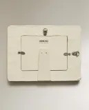 Zara Home Фоторамка из плетёной бумаги, цвет бежевый, 20 см — фото 5
