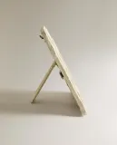 Zara Home Фоторамка из плетёной бумаги, цвет бежевый, 20 см — фото 6