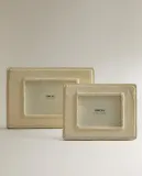 Zara Home Фоторамка из плетёной бумаги, цвет бежевый, 20 см — фото 8