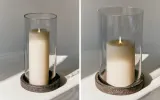 Zara Home Подсвечник из стекла, цвет чёрный, 31.7 см — фото 1