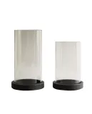 Zara Home Подсвечник из стекла, цвет чёрный, 31.7 см — фото 3