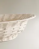 Zara Home Корзина из металла, цвет кремовый, 40 см — фото 5