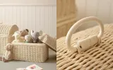 Zara Home Корзина из ротанга, 51 см — фото 2