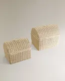 Zara Home Корзина из ротанга, 51 см — фото 5