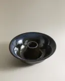 Zara Home Подсвечник из керамики, цвет синий, 13.5 см — фото 5
