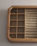 Zara Home Шкатулка из дерева, цвет бежевый, 30 см — фото 5