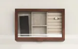 Zara Home Шкатулка из дерева, цвет коричневый, 29.6 см — фото 1