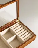 Zara Home Шкатулка из дерева, цвет коричневый, 29.6 см — фото 6
