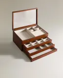 Zara Home Шкатулка из дерева, цвет коричневый, 38 см — фото 5