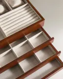 Zara Home Шкатулка из дерева, цвет коричневый, 38 см — фото 6