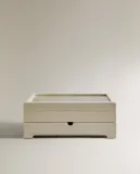 Zara Home Шкатулка изо льна, цвет белый, 36 см — фото 2