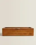 Zara Home Шкатулка из дерева, цвет коричневый, 30 см · 7162/099 — фото 2