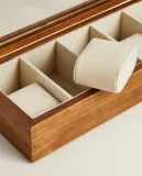 Zara Home Шкатулка из дерева, цвет коричневый, 30 см · 7162/099 — фото 4