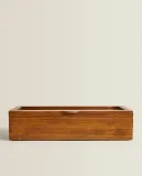 Zara Home Шкатулка из дерева, цвет коричневый, 30 см · 7162/099 — фото 5