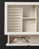 Zara Home Шкатулка изо льна, цвет белый, 30 см — фото 2