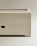 Zara Home Шкатулка изо льна, цвет белый, 30 см — фото 6