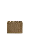 Zara Home Корзина из плетёной бумаги, цвет бежевый, 50 см — фото 4