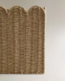 Zara Home Корзина из плетёной бумаги, цвет бежевый, 50 см — фото 6