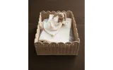 Zara Home Корзина из плетёной бумаги, цвет бежевый, 45 см — фото 2