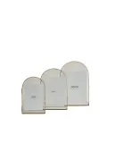 Zara Home Фоторамка из стекла, цвет золотой, 21 см — фото 3