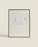 Zara Home Фоторамка из стекла, цвет чёрный, 30 см — фото 6