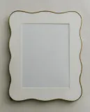 Zara Home Фоторамка из стекла, цвет золотой, 22.5 см — фото 1
