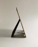 Zara Home Фоторамка из стекла, цвет золотой, 22.5 см — фото 2
