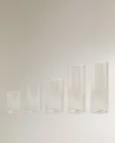 Zara Home Подсвечник из стекла, цвет прозрачный, 12 см — фото 8