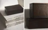Zara Home Коробка для хранения из дерева, цвет коричневый, 11 см — фото 6