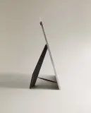 Zara Home Фоторамка из стекла, цвет серебристый, 20.5 см — фото 3