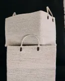 Zara Home Корзина из морской травы, цвет белый, 27 см — фото 1
