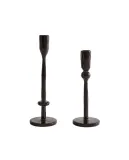 Zara Home Подсвечник из металла, цвет чёрный, 20 см — фото 2