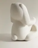 Zara Home Декоративная фигурка из керамики, цвет серый, 12 см — фото 3