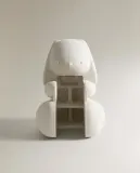Zara Home Декоративная фигурка из керамики, цвет серый, 12 см — фото 4