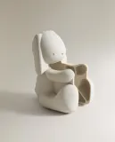 Zara Home Декоративная фигурка из керамики, цвет серый, 12 см — фото 8