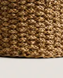 Zara Home Корзина из морской травы, цвет бежевый, 25 см — фото 3