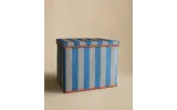 Zara Home Корзина из плетёной бумаги, цвет синий, 40 см — фото 4
