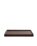 Zara Home Поднос из дерева, цвет коричневый, 20 см — фото 4